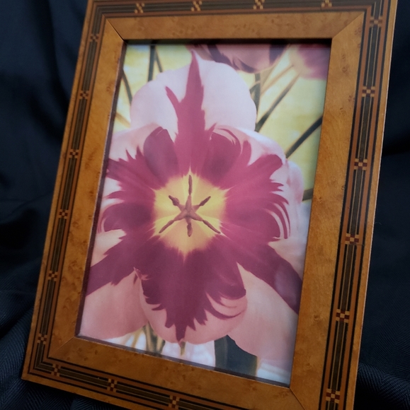 Wood Inlay picture frame - Picture 3 of 6